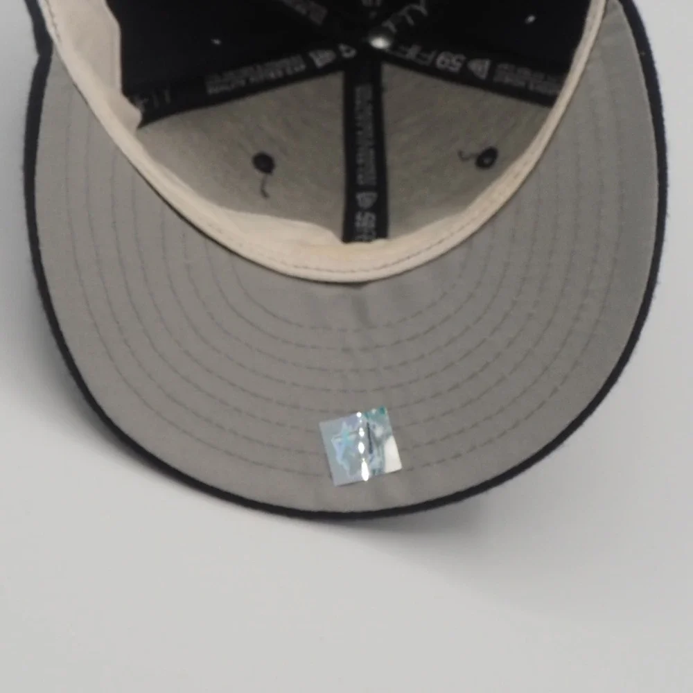 NY Yankees 1998 World Series Patch Hat New Era 59Fifty Fitted Wool Cap 7 1/4